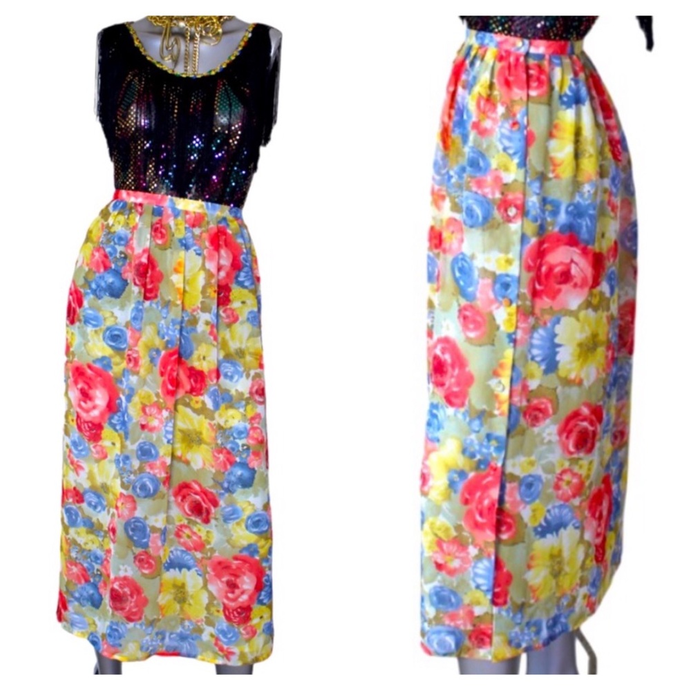 Floral Brooks Brothers Skirt